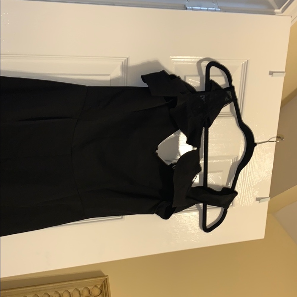 2 black rompers
